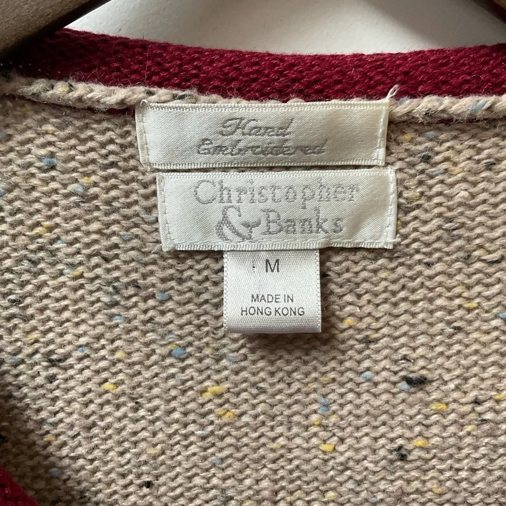 Christopher & Banks Vintage Embroidered Cardigan - Picture 2 of 11